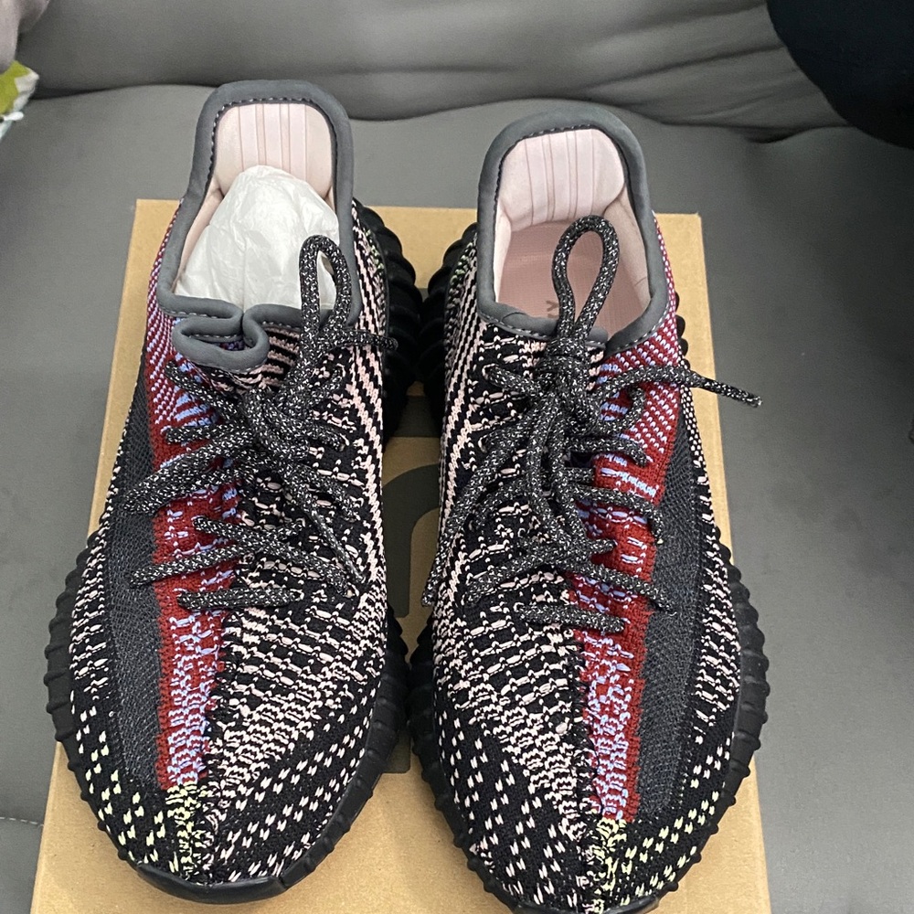 Yeezy Multicolor Knit Sneakers